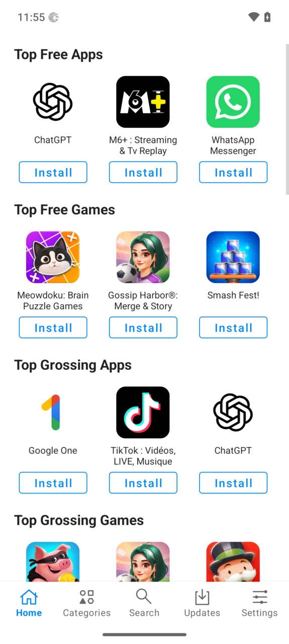 App Lounge is the only app store available